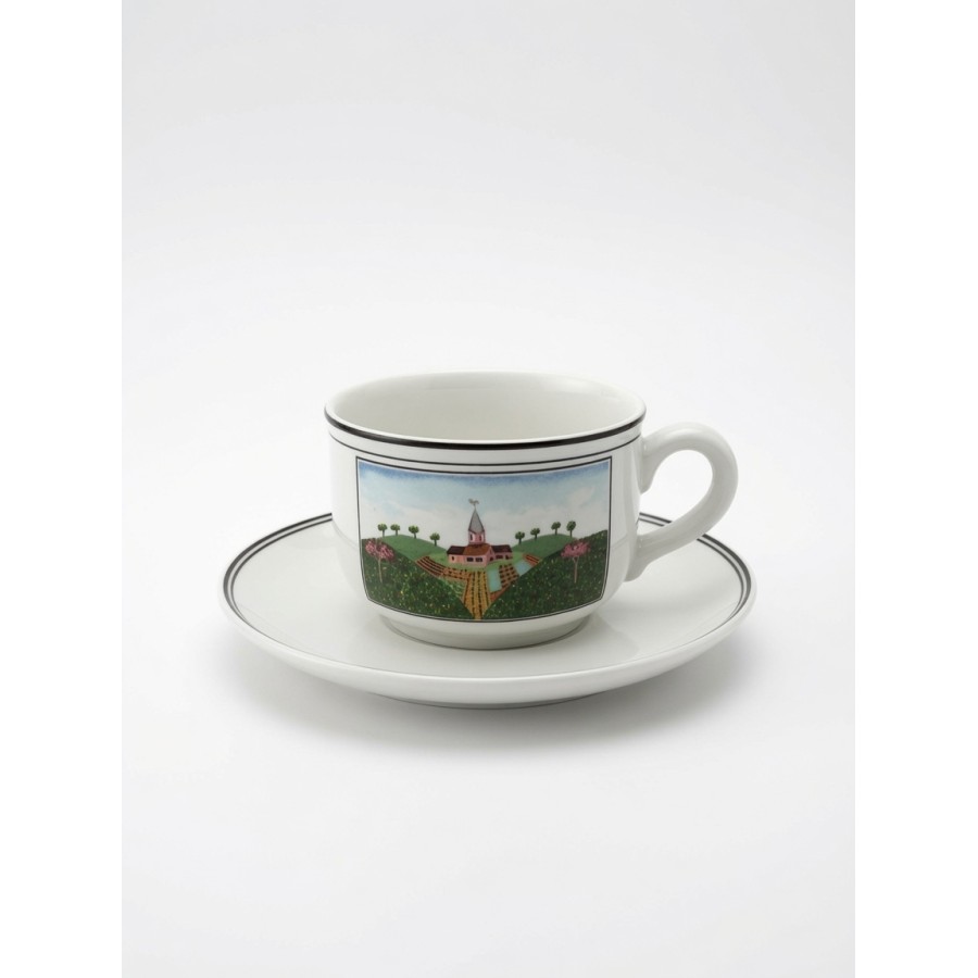 Design Naif tējas krūze ar apakštase (mazlietota)